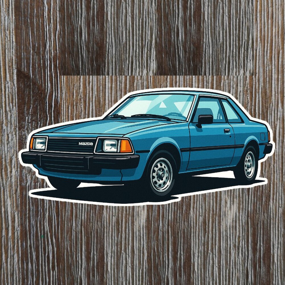 MAZDA 626 1st generation 1978 - 1982 Vinyl Sticker